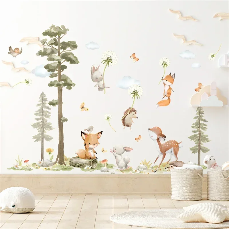 Sticker Mural Chambre Enfant Conception d'arbre coloré - TenStickers