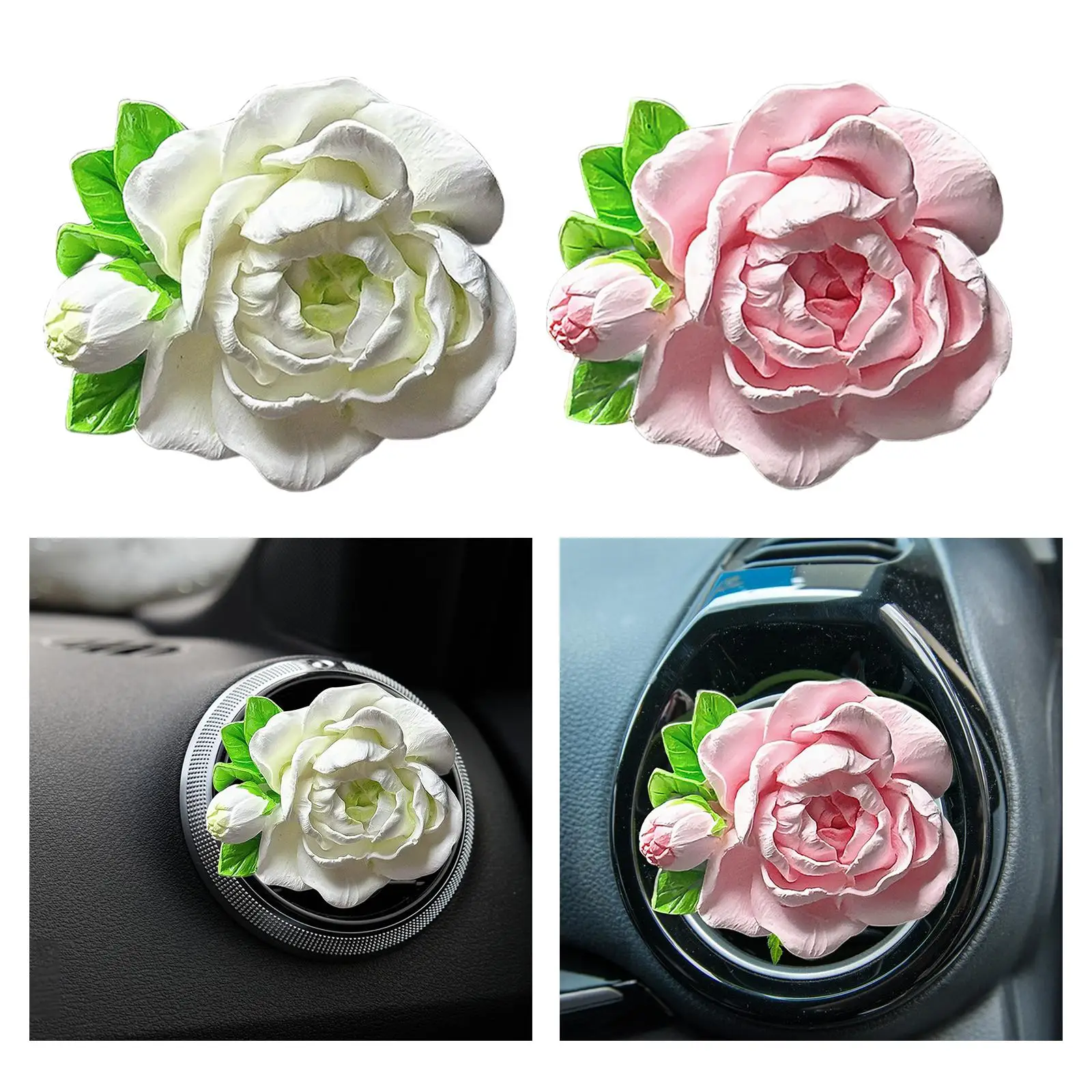 Mini Flower Car Air Diffuser Car Air Conditioning Outlet Perfume Clip for Woman Girls