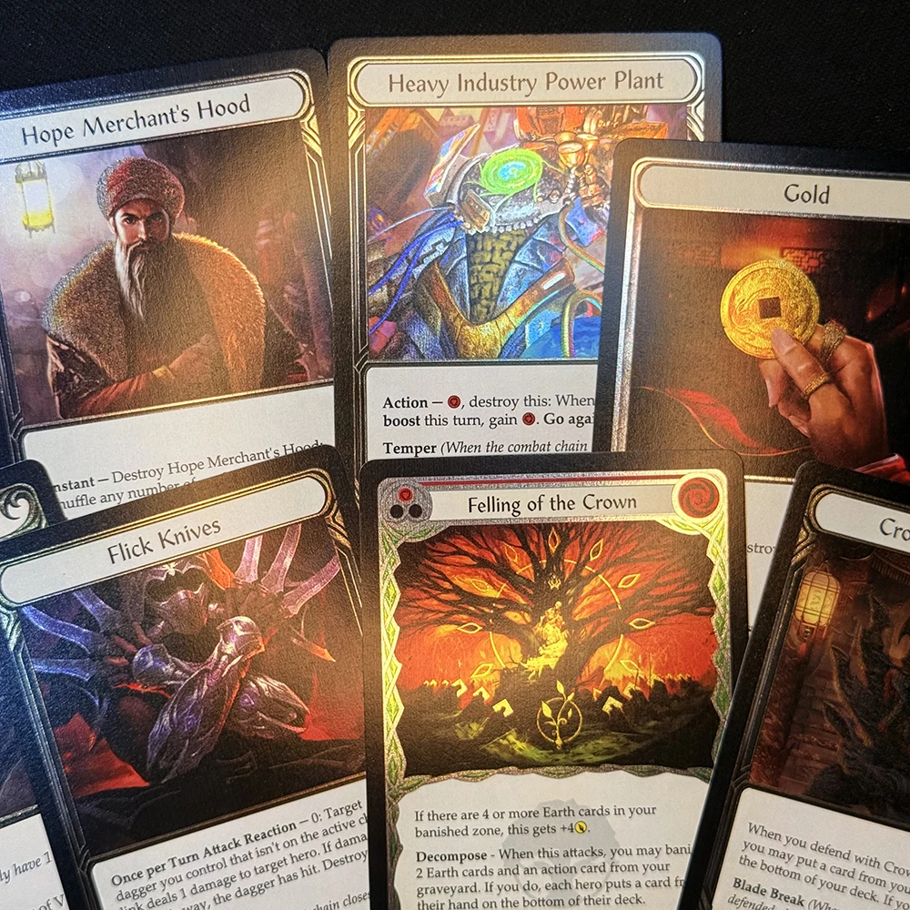 FAB Cold Foil Proxy Cards Nourishing Emptiness Quickdodge Flexors