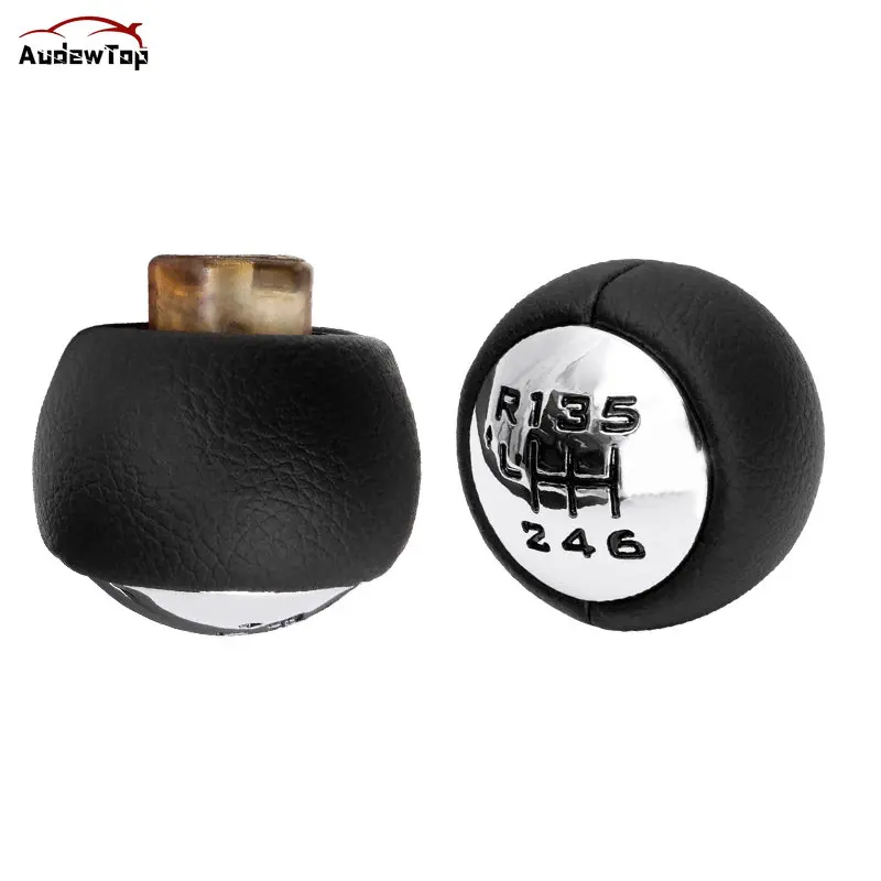 6 Speed Car Gear Shift Knob For Peugeot 307 308 3008 407 5008 807 For
