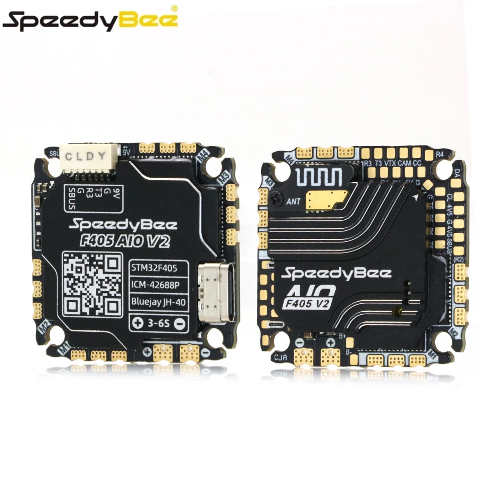 Speedybee F405 SpeedybeeF405 AIO V2 35A/40A 3-6S 5V/9V 1.5A BEC Betaflight Stack thumbnail 3