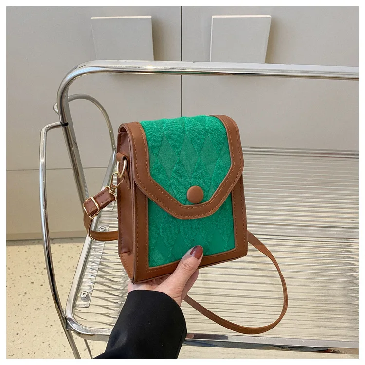 Stylish Women's PU Leather Crossbody Phone Bag