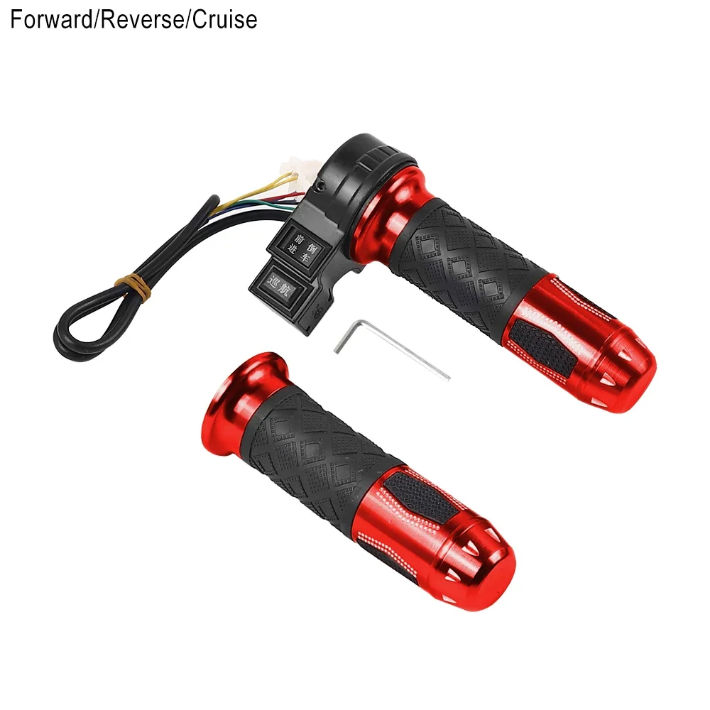 Electric Vehicle Aluminum Alloy Twist Throttle Handle with Adjustable Speed Control
