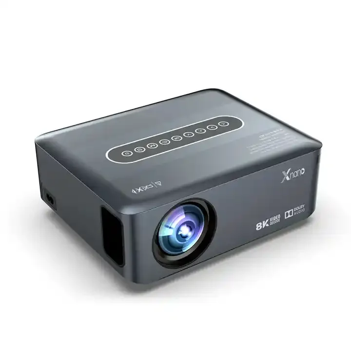 

RTS QUNSHI xnano x1 300 ANSI multimedia mini portable hd 1080p android led cinema small mobile smart phone BT wifi 8k projector