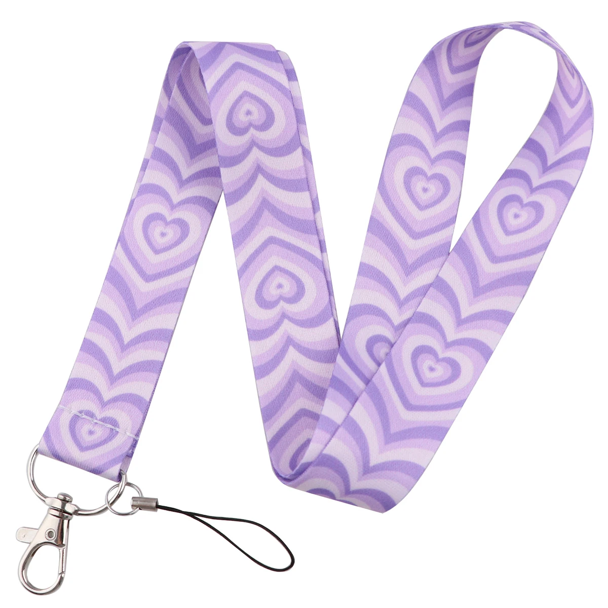 Chic Art-Inspired Lanyard with Badge Holder & Charm Accessories - Perfect