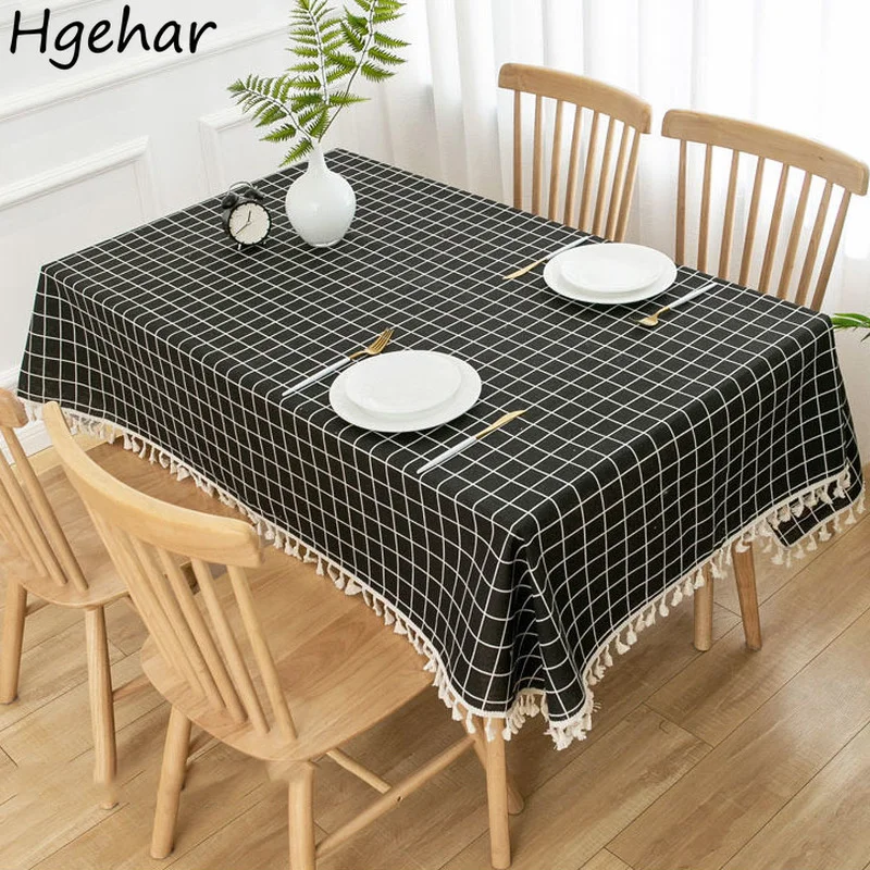 

Прямоугольные универсальные чехлы с принтом современный обеденный стол прикроватная скатерть японская кисточка пылезащитный коврик Ins домашний декор Новинка