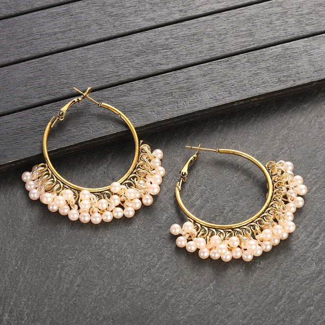 Details 196+ pearl tassel earrings india