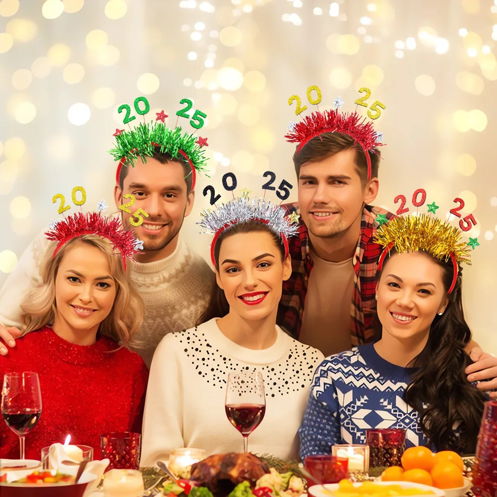 New Year'S Eve Decorations,,Christmas headbands for Girl,Christmas Ornaments