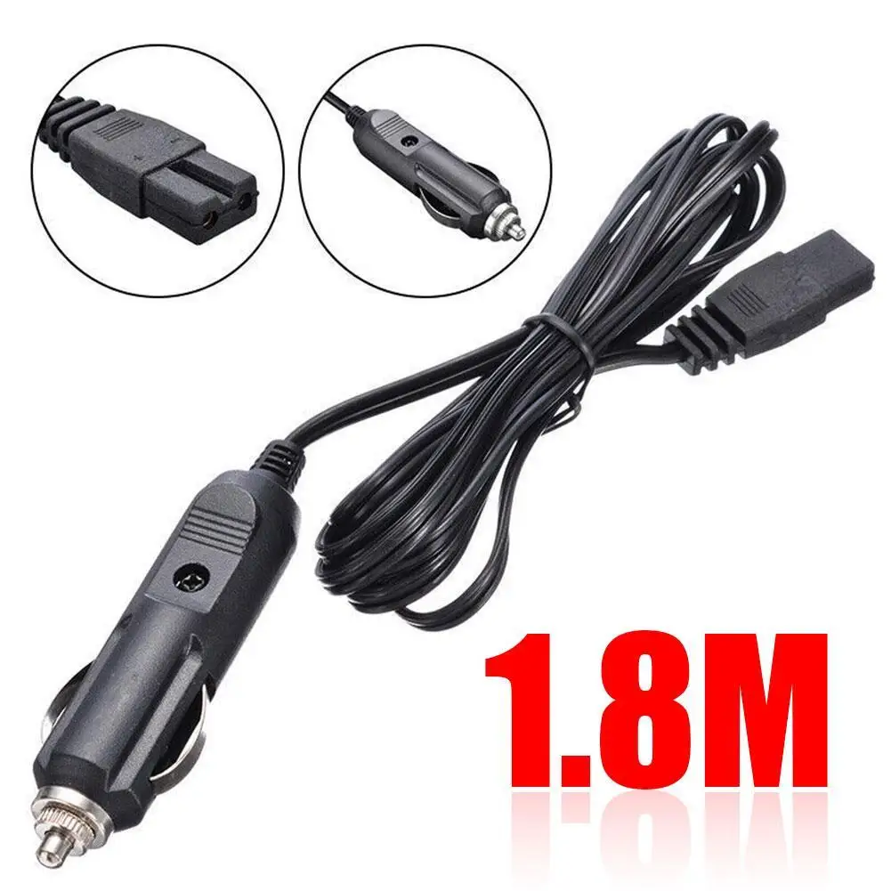 

12V/24V 1.8m Mini Fridge 2 Pin Lead Cable Plug Wire Power Cord Electric Cooler Boxes Replacement Car Cooler Cool Box