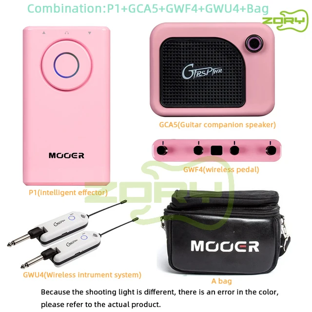 Mooer GTRS PTNR: Un mini amplificador de 5W en 5 colores a juego con su  guitarra inteligente GTRS