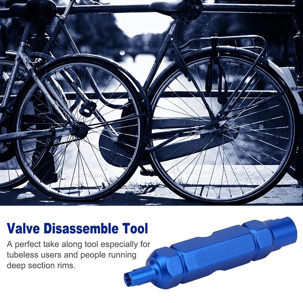 thumbnail image 2 of Tire Valve Stem Tool Remover & Installation - 4x Shorty BRASS Core 2 of 12