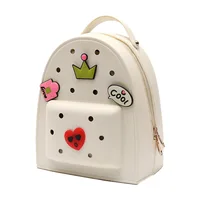 Summer Silicone Backpacks Candy Color Waterproof PVC School Bags Silicone Women Shoulder Bags Girls Backpack 1