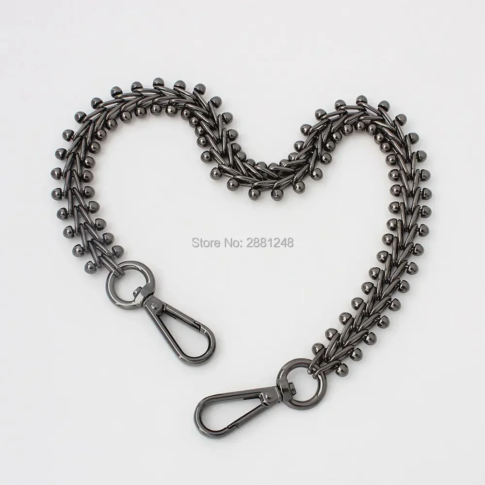 1PC 60/70/100/110/120/130CM 17MM High-end Metal Bag Chains For Women Handbag Shoulder Strap Crossbody Bag Belt Chain Accessories
