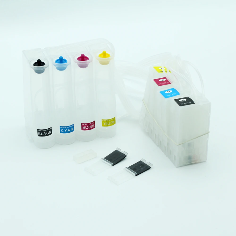 SJIC22P 잉크 카트리지 공급 시스템 CISS for Epson TM-C3500 TM-C3520 TM-C3510 C3500 C3520 연속 잉크 공급 시스템 칩 없음
