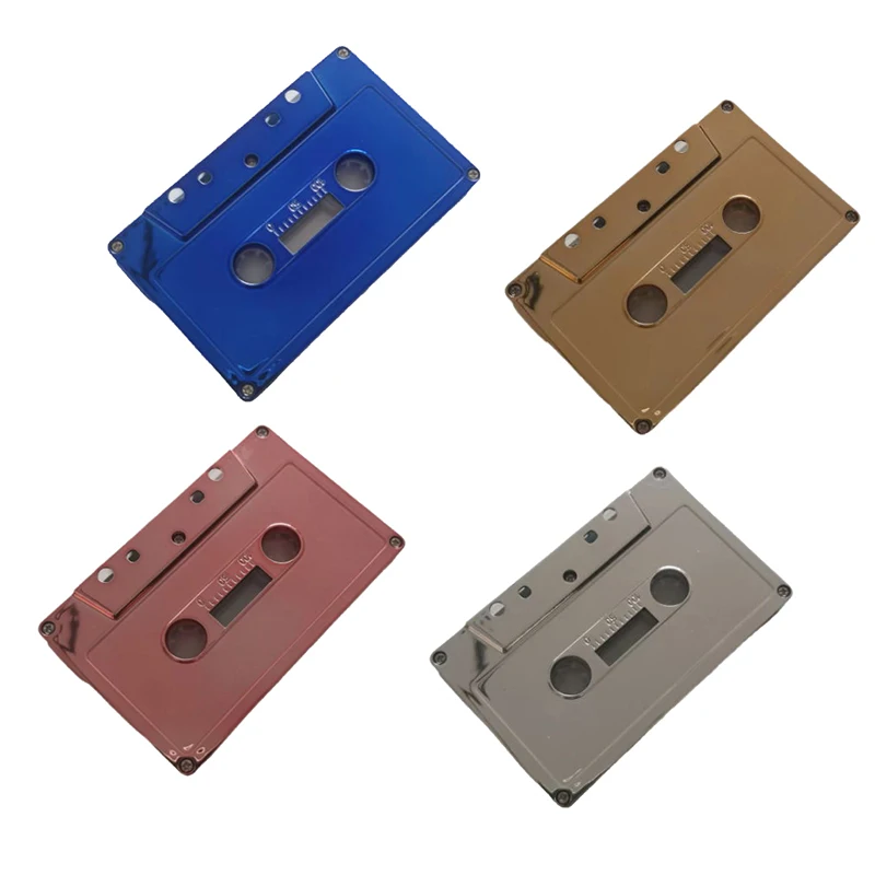 Gilded Electroplated Blank Audio Tape Standard Cassette Blank Tape Player Empty Magnetic Audio For Speech Music Recording