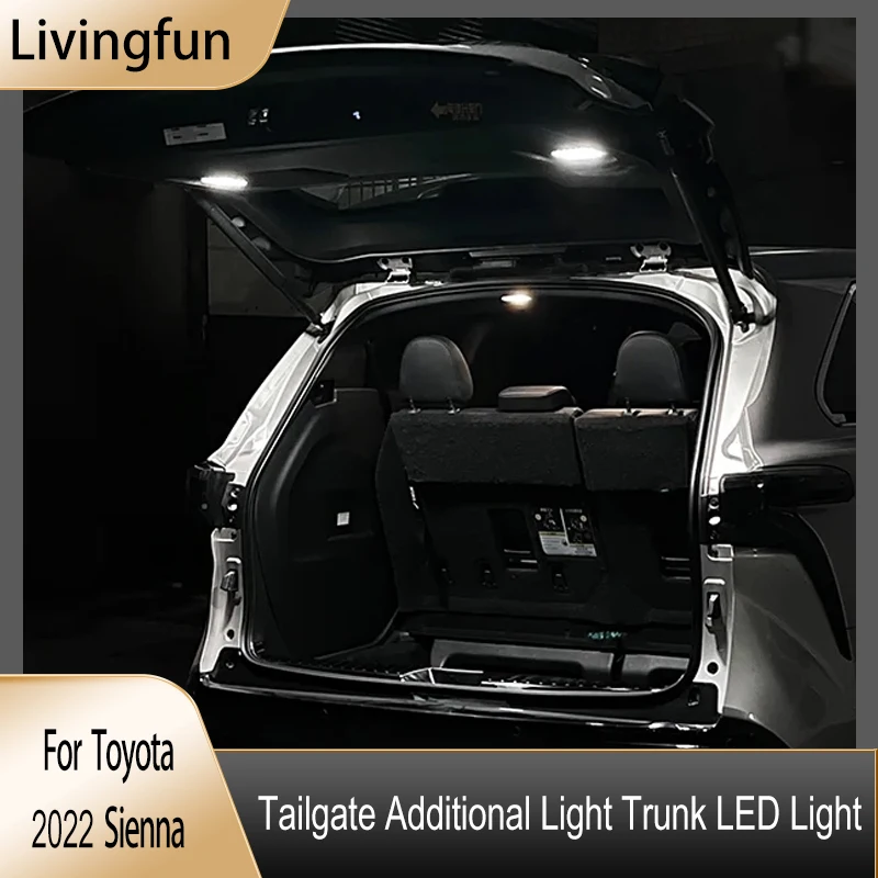 

For Toyota Sienna 2022 Tailgate Additional Light Trunk LED Light Indoor Atmosphere Light Car Reading Light Car Accessories