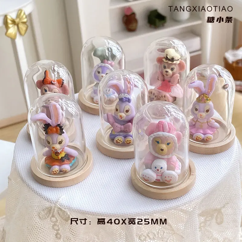 1/6 1/12 Doll House Model Furniture Accessories Glass Covered Crystal Ball Doll Bjd Ob11 Gsc Blyth Soldier Lol Photo Miniatures 2 pcs mini glass wishing bottle miniature diy world model glass small bottle pendant doll house drifting bottle empty bottles