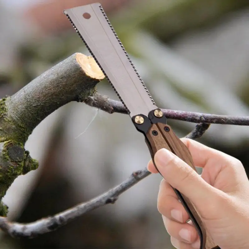 Folding Saw SK5 Steel Pocket Garden Saw Japanese Saw Flush Cut Trim Saw For Woodworking Portable Manual Tool 4