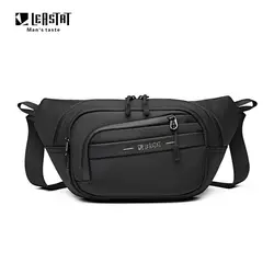 Fanny Pack Mobile Phone Bag Oxford Cloth Chest Bag Outdoor Waist Bag Waterproof Waist Bum Bag Running Jogging Belt Pouch Zip