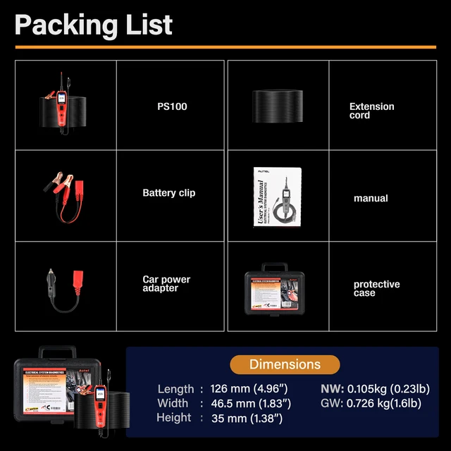 Autel PowerScan PS100 Tester 6