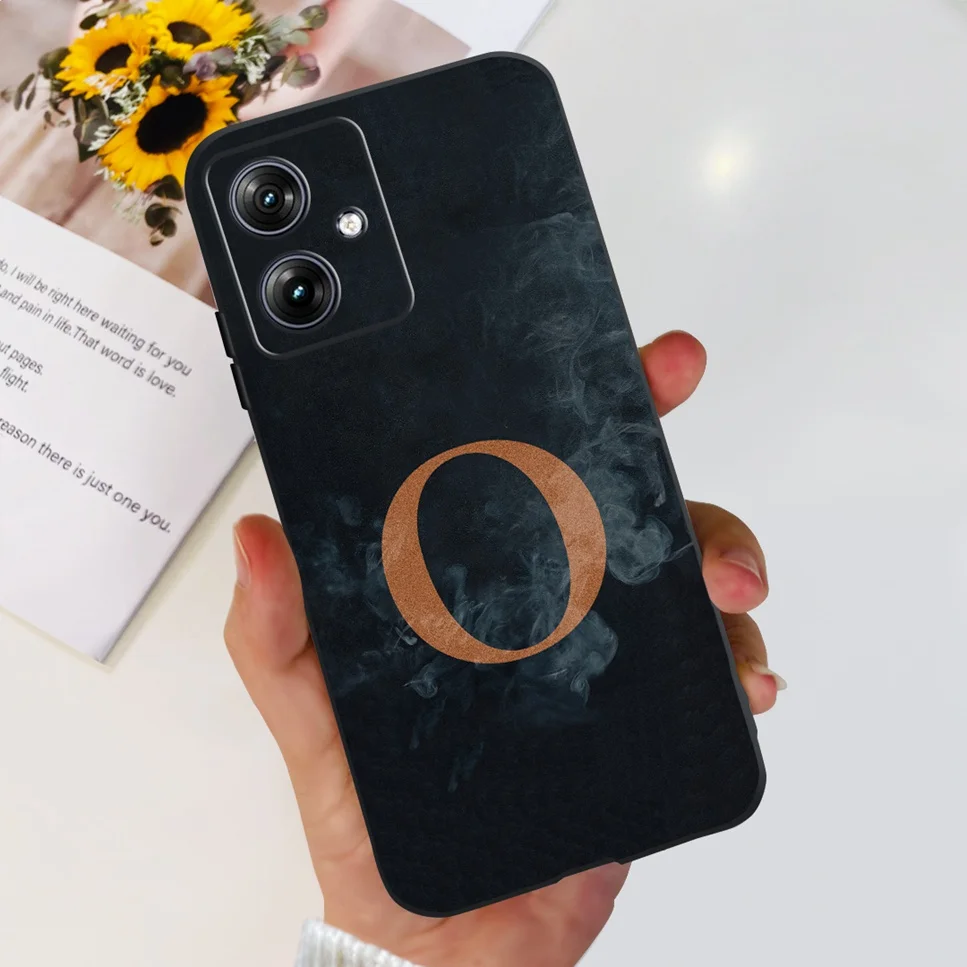 New Luxury Floral Letter Silicone Shockproof Phone Case - Soft Back Cover