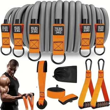Handled Muscle Training Resistance Strap 1