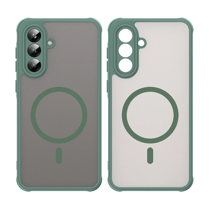 Magnetic Frosted Translucent Phone Case - ELVEV Brushed Hard PC Suction Cover