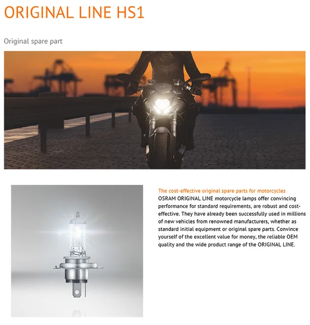 HS1 motorcycle headlight halogen light bulb - HS1 12V 35-35W PX43t