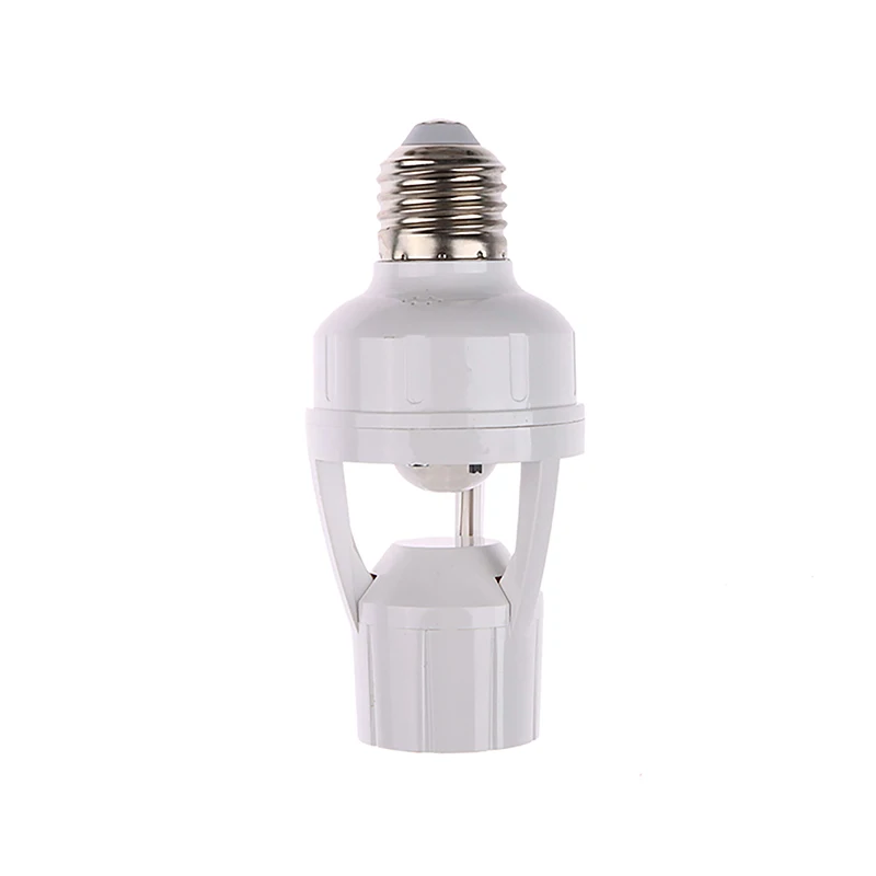 Smart E27 PIR Motion Sensor Light Switch 110V 220V Detector Base Lamp Holder Lux Time Delay Adjust Control Bulb Socket