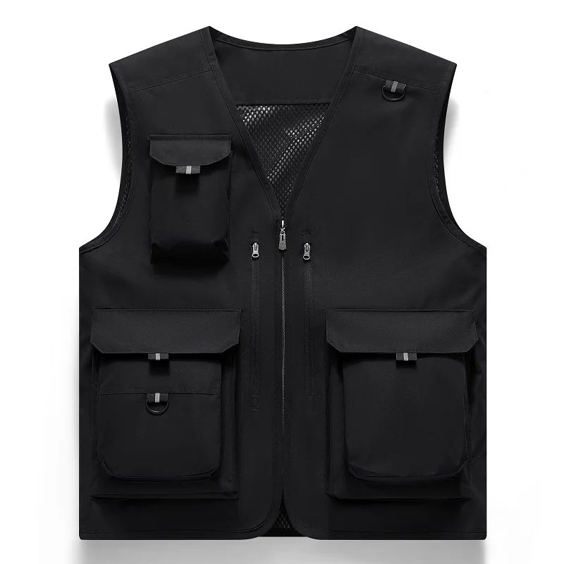 Gilet décontracté homme imperméable respirant col en V sans manches