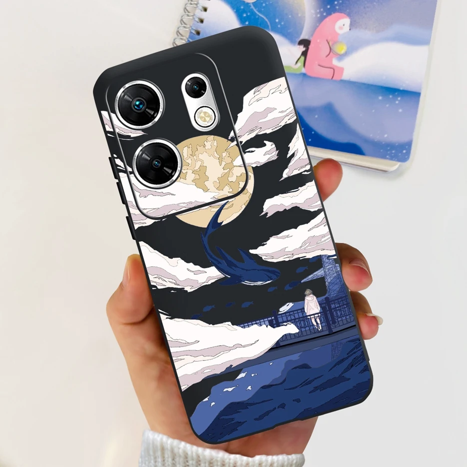 Stylish Shockproof Painted Phone Case - Soft Protective Cover