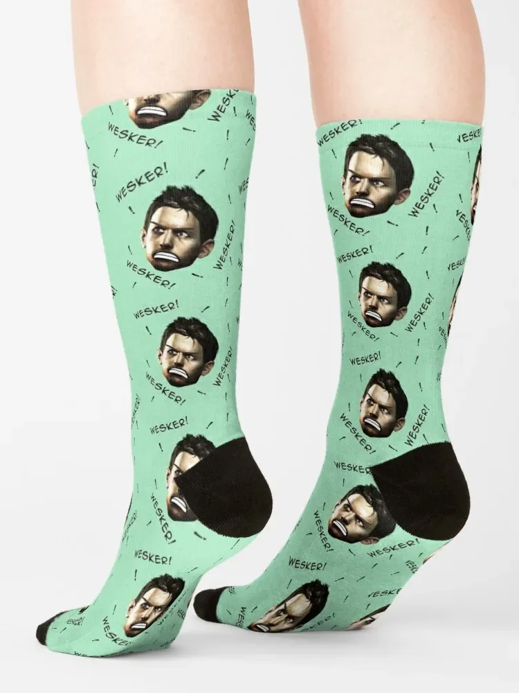 Chris yelling Wesker Socks soccer anti-slip new in's Men's Socks Luxury Women's