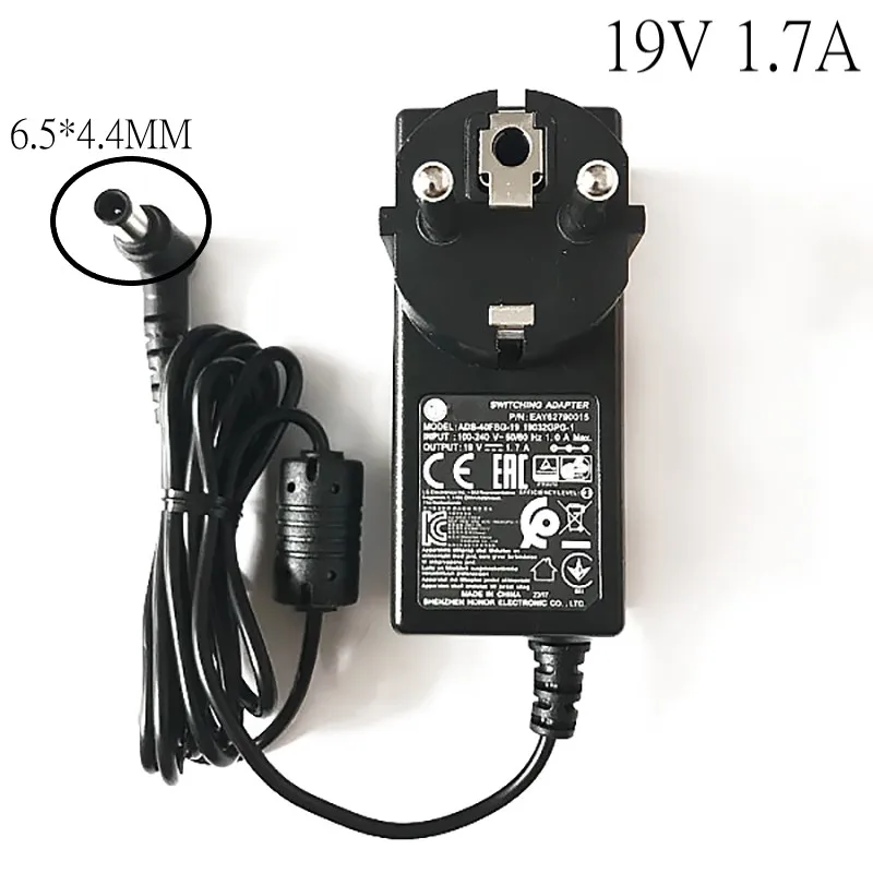 

New FOR LG 19V-1.7A ADS-40FSG-19 19032GPG-1 AC Adapter Power Supply Charger Cord