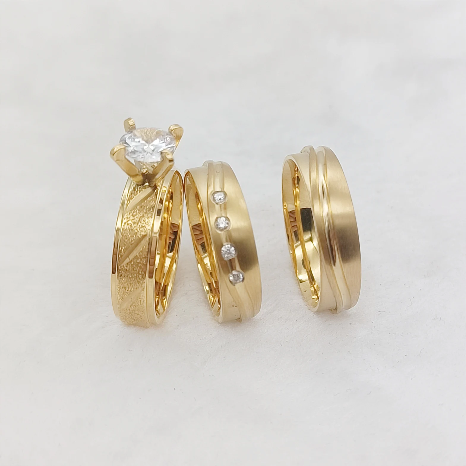 Unique Wedding Bands Promise Couples Engagement Rings Sets For Her