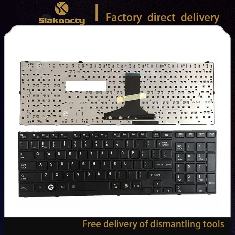 Siakoocty Laptop Keyboard Replacement for Toshiba Satellite P750 P750D P755 p755-s5320 P770 P770D P775 p775-s7215 Series US Layo |
