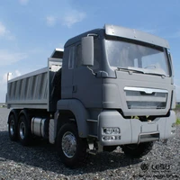 1/14 Tipper 6X6 hydraulic tipper new three-axle drive differential lock axle simulation remote control model RCLESU 2