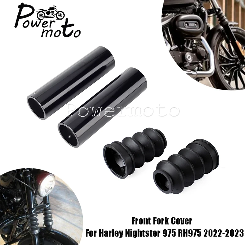 ForHarleyNightster975RH97520222023MotorcycleFrontForkBoot