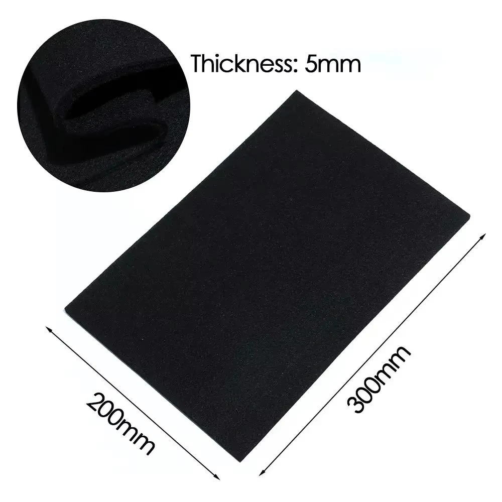 Welding Protective Blanket Graphite Felt Black Torch Shield 300*200mm