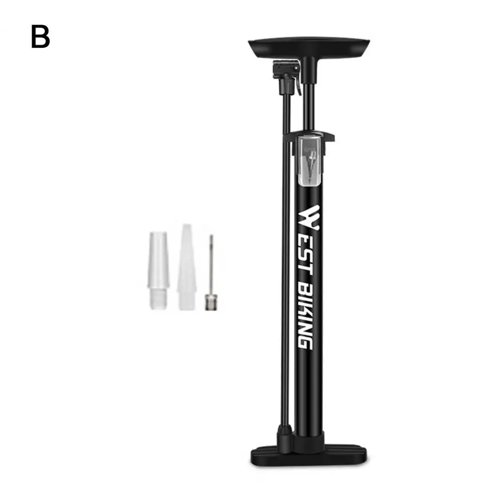 

Vertical Inflator 1 Set Practical Visual Barometer Foldable Base Outdoor Bicycle Floor Pump for Motorcycle