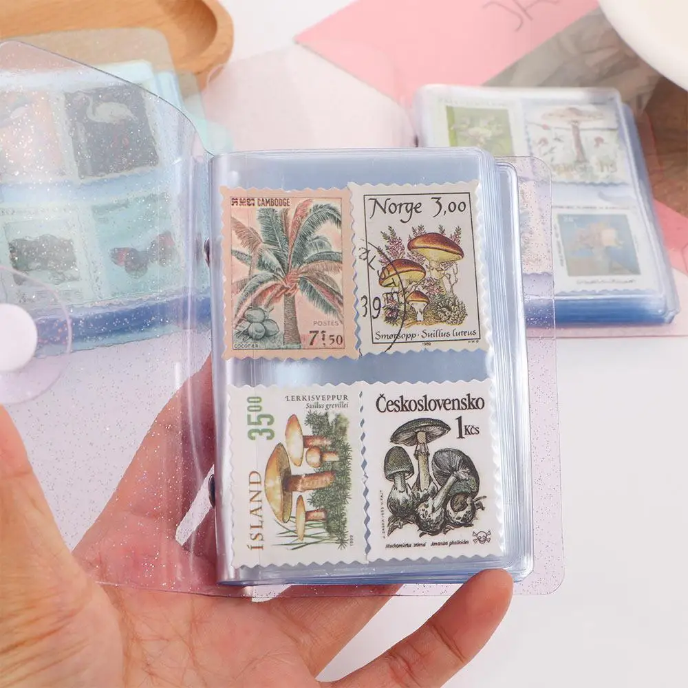 3 Pollici Raccoglitori Album Cartoncino Trasparente Glitter Jelly Color Photo Album Porta Carte Instax Album Mini Album Fotografico