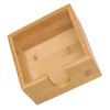 Square Bamboo Tissue Box Household Napkin Case Kitchen Paper Holder Living Room Wipes Dispenser Home Storage ganization 1
