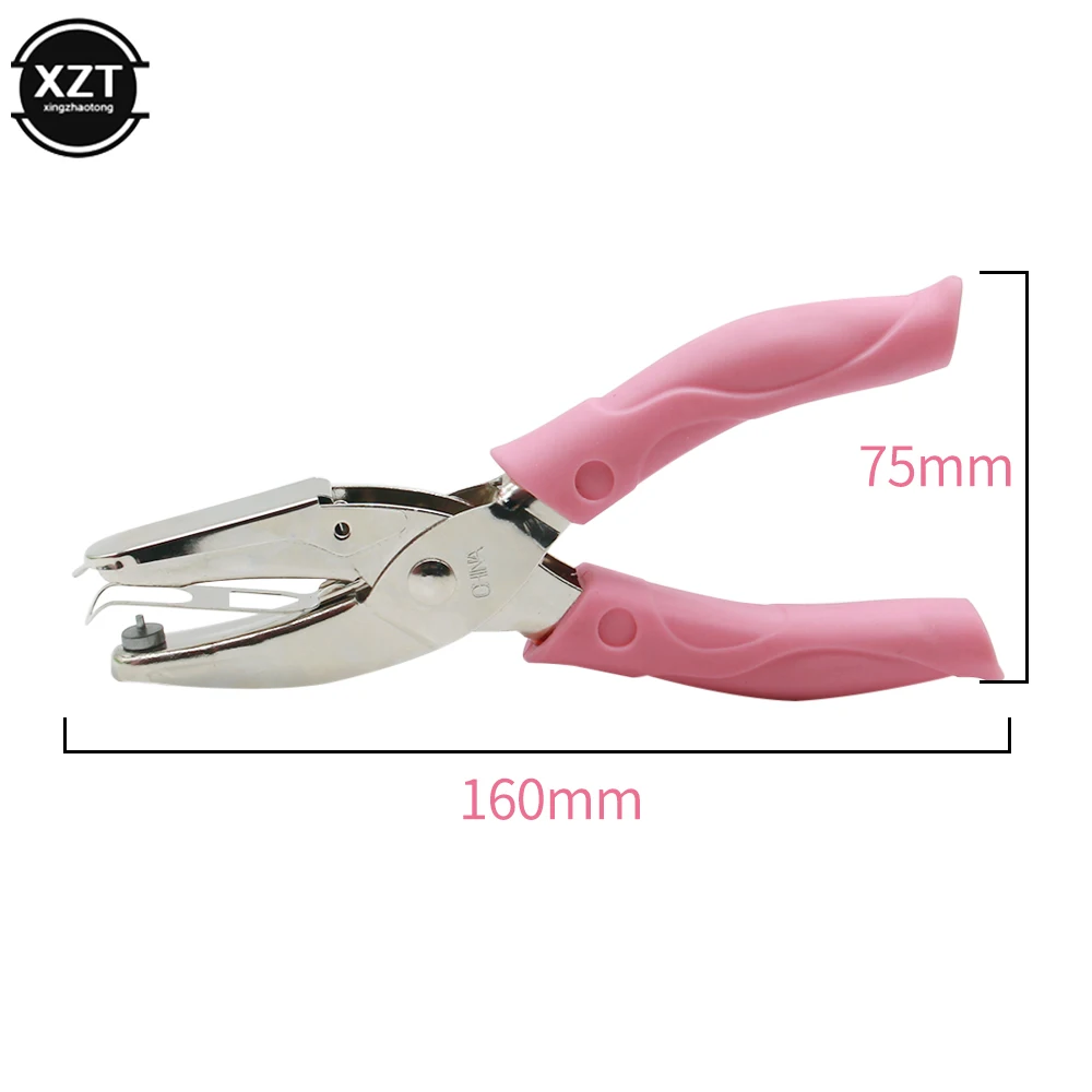 1.5MM/3MM/6MM Handle Hole Punch DIY Loose-leaf Paper Cutter Single Hole Puncher for Scrapbooking Tools Office Binding Supplies