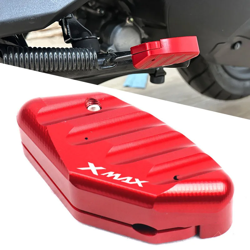 

For YAMAHA X-MAX300 X-MAX 300 XMAX400 XMAX 250 15-23 Motorcycle Accessories Scooter CNC Anti-Slip Kickstand Enlarger Stand Cover