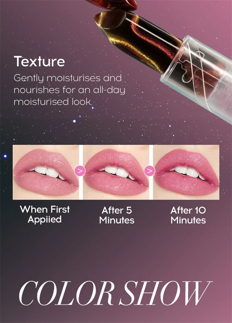 Long-lasting Cat Eye Glitter Lipstick With Moisturising Jelly Finish_voghion.com