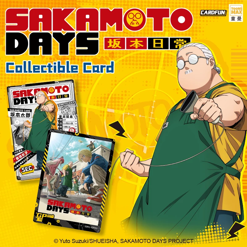 16 Packs CARDFUN SAKAMOTO DAYS Trading Cards TARO SAKAMOTO