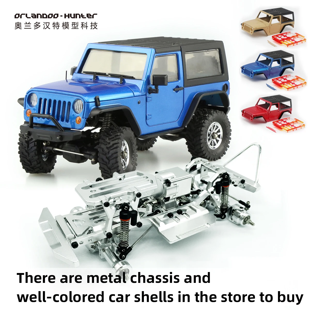 Orlandoo Hunter OH35A01 KIT Model 1/35 Remote Control Climbing SUV 5