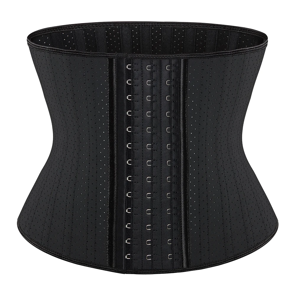 

9.84 Inches Short Troso Latex Girdle 25 Steel Boned Corset Breathable Slimming Waist Trainer Shaper