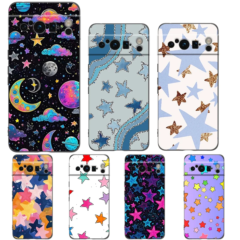 Colorful Stars Soft Phone Case Cover