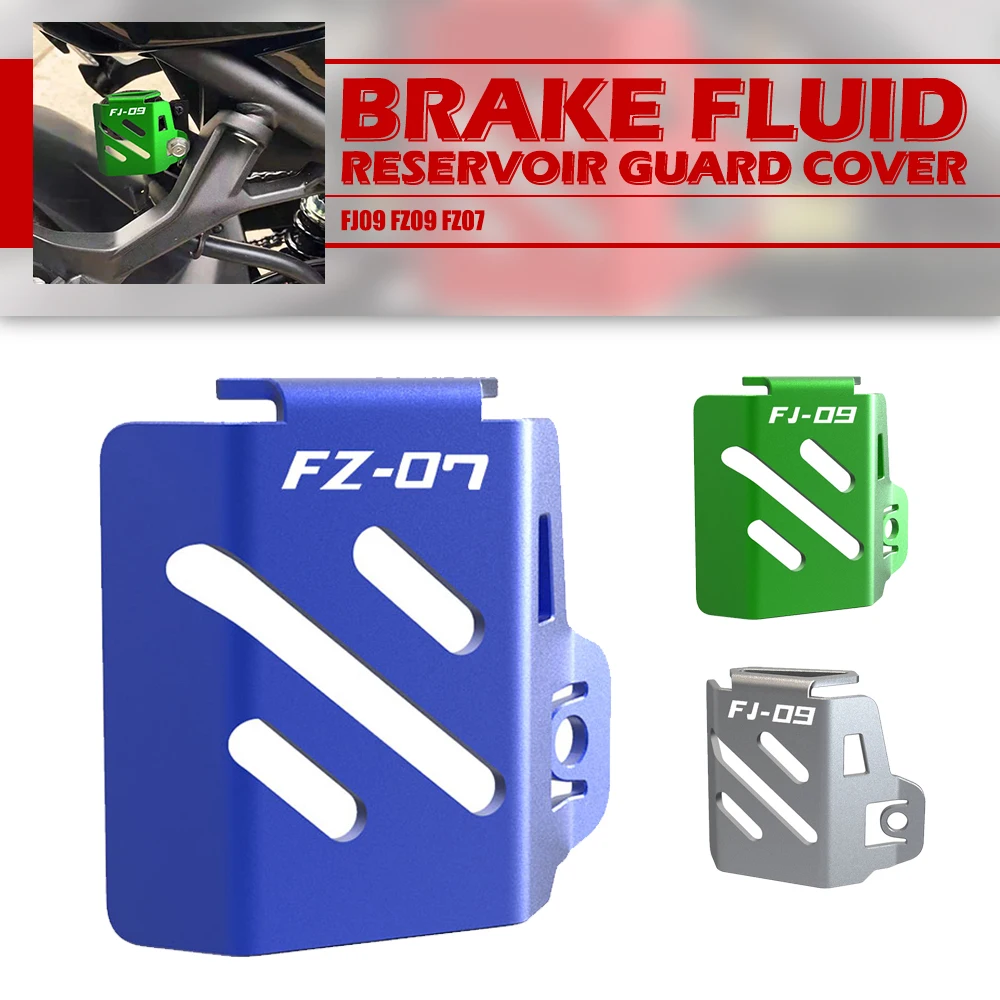 

Motorcycle Accessories Rear Brake Fluid Reservoir Cover Guard Protector FOR YAMAHA FJ09 FZ09 FZ07 FJ-09 FZ-09 FZ-07 LOGO