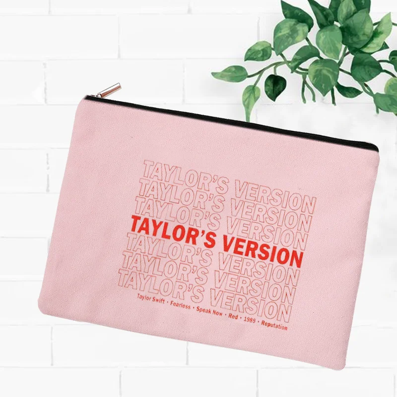 swiftie version Cosmetic Bag ts merch Makeup Case the ears tour Travel Toiletries Organizer Storage Make Up Pouch Pencil Bag 2